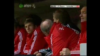 1 - 0 - Bayern - M - nchen - vs - Karlsruher Гол на Соса