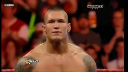 Randy Orton прави Rko на Batista и Swagger 