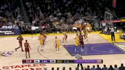 Cavs 57 - 112 Lakers 12.1.2011 