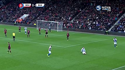 Борнемут - Брайтън 0:2 /първо полувреме/