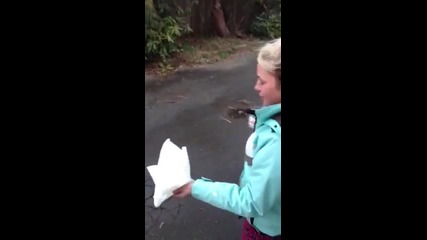 Cinnamon Challenge young blonde!