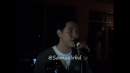 Christian Chavez Cantando [ Almas Transparentesy/si No Vez ]