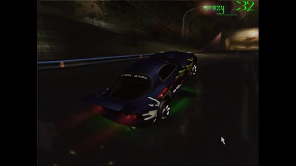 Nfs U2 - mazda rx - 7 wheelie