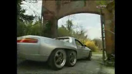 Porsche 928 Gts six wheel pickup