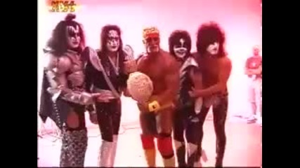 Hulk Hogan се запознава с Kiss 