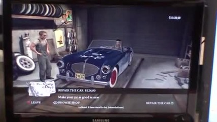 E3 2010 Mafia 2 gameplay - аркадно и реалистично шофиране 