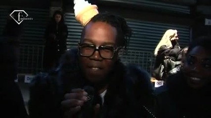 fashiontv Ftv.com - Paris F W 10 11 - M+f Girbaud Front Row With Maria Mogsolova 