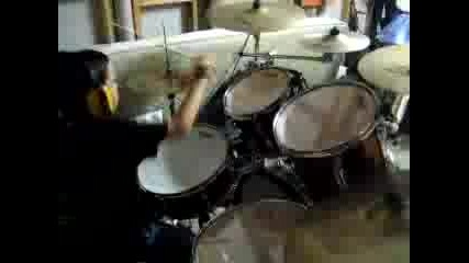 6 Year Old Drummer (blink 182 - Anthem Part Two)