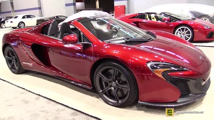 2015 Mclaren 650s Spider - Exterior and Interior Walkaround - 2015 Chicago Auto Show