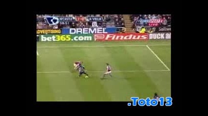 Нюкясъл - Астън Вила 1:0 Мартинс Гол