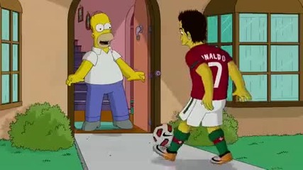 Cristiano Ronaldo в Simpsons 