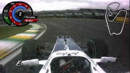 F1 Brazil 2010 Onboard lap