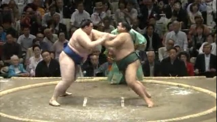 Aoiyama vs Takayasu Day 4 Sumo Natsu Basho May 2013