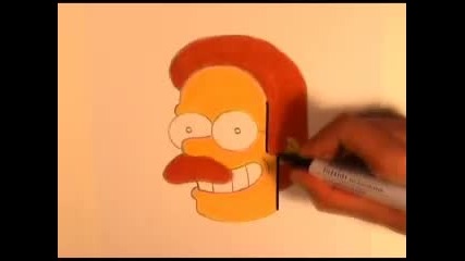 Рисуване на Нед Фландърс