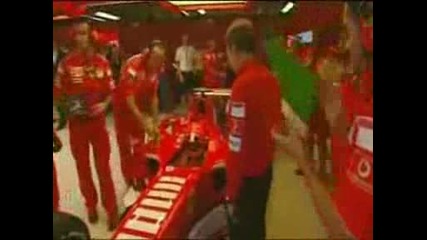 Михаел Шумахер се сбогува с Ферари