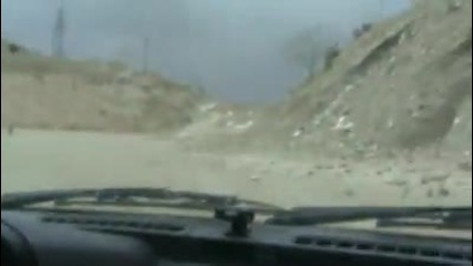 Mashin bazi,  we nearly crashed to the goal