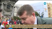 „На кафе” на живо от паметника на Левски в София