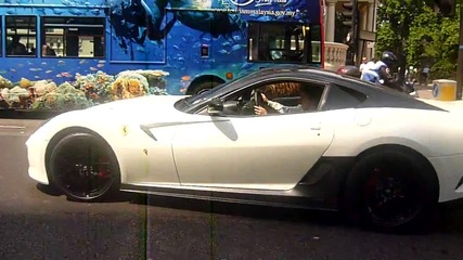 Ferrari 599 Gto Acceleration and Downshift!