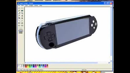 Как Да Нарисуваме Psp С Ms Paint