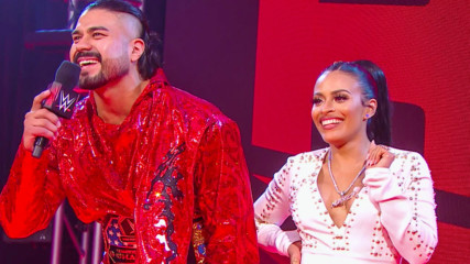 Andrade crashes Drew McIntyre’s address to WWE Universe: Raw, April 13, 2020