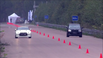 Nissan Gt-r Stage 2 vs Jeep Grand Cherokee Srt-8 Supercharged