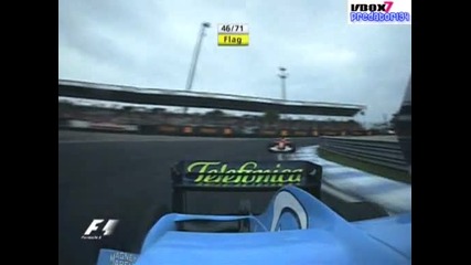 Formula 1 Brasil 2004 Шумахер Срещу Алонсо
