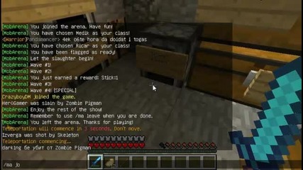 Vipercraft Pvp Server Mob Arena и тъпеене :d - #3
