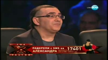 Коледен концерт X Factor Aleksandra ( Sanny ) Beyonce Silent Night