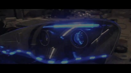 Acura Rsx triple blue halo Led headlights