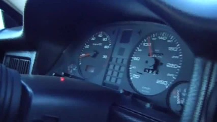 Ускорение на Сливенското Audi 90 Turbo 0-290 km/h
