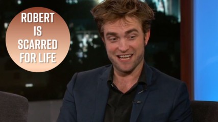 Robert Pattinson had to give a dog a h***job for a film