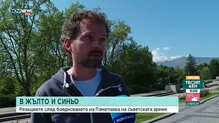 Какви са реакциите след боядисването на Паметника на Съветската армия