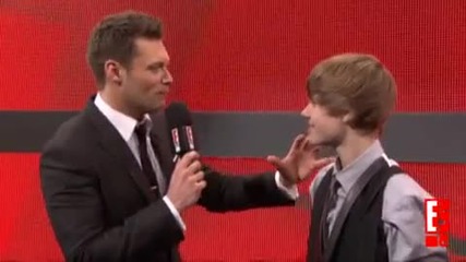 2010 Grammys Justin Bieber Интервю с Justin Bieber