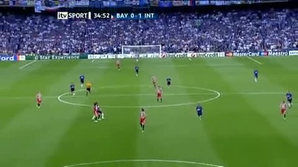 Интер - Байерн - 1ви гол на Милито 