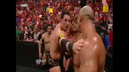 John Cena vs. The Nexus (6 on 1 Handicap Match) (raw 07 12 2010) Part 2 