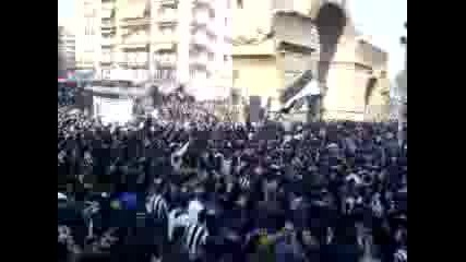 Paok Fans Protest(20 000 Paok Fans)