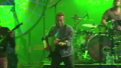 Coldplay - Mylo Xyloto - Hurts Like Heaven ( Live on Letterman )