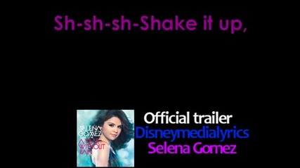 Selena Gomez - Shake It Up Karaoke With Lyrics 