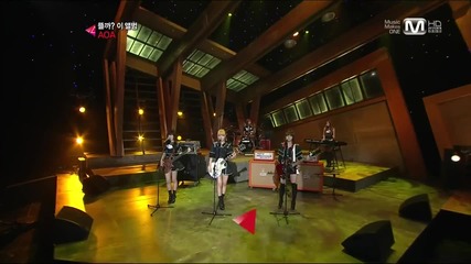 (hd) Aoa - Get Out ~ Music Triangle (10.10.2012)