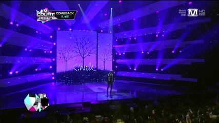 K.will - Butterfly + Please Don't @ Mcountdown (18.10.2012)