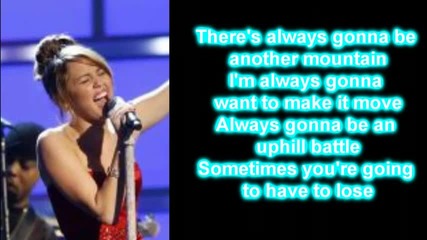 Karaoke Hannah Montana Miley Cyrus - The Climb With Lyrics Instrumental (hq) Full 