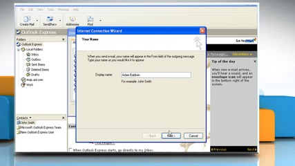 Windows® Xp: How to create a Hotmail™ account with Microsoft® Outlook Express?