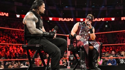Roman Reigns brings out The Miz’s fire on “Miz TV”: Raw, May 13, 2019