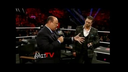 Wwe Monday Night Raw 04.02.2013 Miz Tv - Paul Heyman, Vickie Guerrero and Brock Lesnar attack Miz