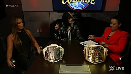 Rivals sign the contracts for Worlds Collide Title Unification Matches: WWE NXT, Aug. 23, 2022