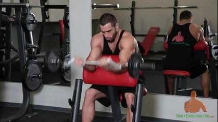Лазар Ангелов - Scott Barbell Curls (www.lazarangelov.com)