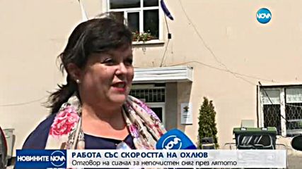 Столичният инспекторат отговори на сигнал за непочистен сняг през лятото