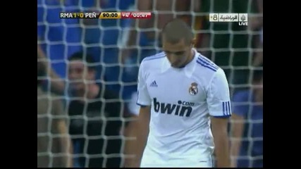 24.08.2010 Реал Мадрид 2 - 0 Пенярол гол на Рафаел ван дер Ваарт 