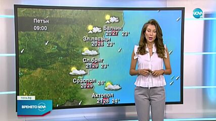 Прогноза за времето (08.07.2021 - централна емисия)