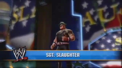 Wwe All Stars Sgt - Slaughter entrance 